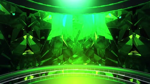 Virtual Studio News Background 4K