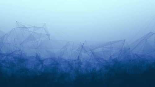 Dynamic Abstract Network Connections Loop Background