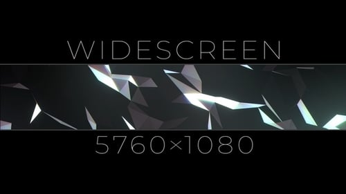 Abstract Geometric Shimmering Triangles Background