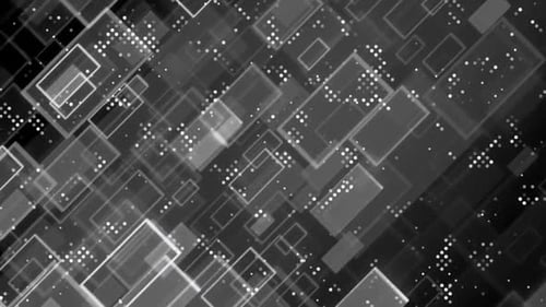 Techno Black And White