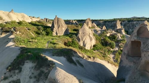 Awesome Aerial View of Goreme 4 K Turkey Cappadocia