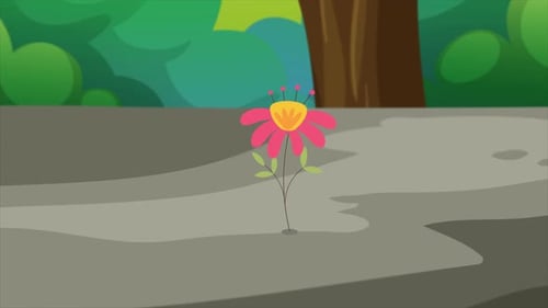 Crecimiento de flores 4K