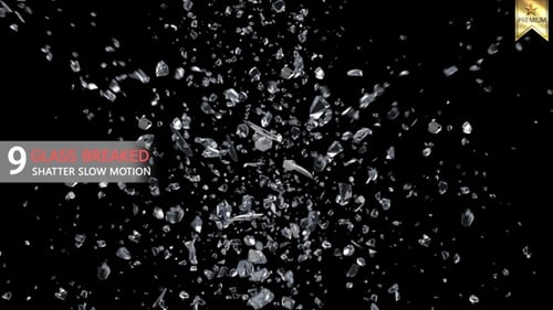 Glass Shatter Debris