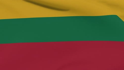 Realistic Waving Flag Seamless Loop Background