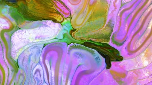 Colorful Abstract Fluid Art Moving Background