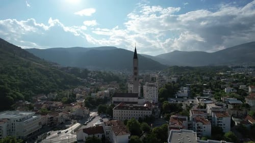 Blick auf die Altstadt von Mostar