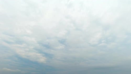 Clouds Fill The Sky in Aerial View
