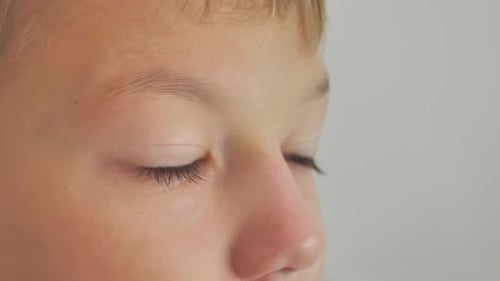 Beautiful Child Looking at the Camera