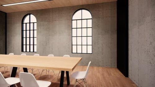 Interior Empty Modern Loft Office open space modern office