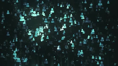 Menschen im digitalen Umfeld