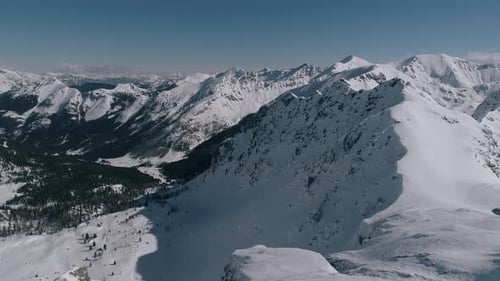 Winter Berge Natur Luftbild