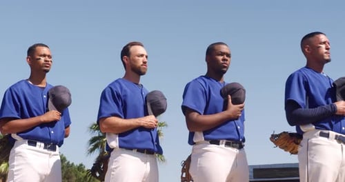 Joueurs de baseball en ligne