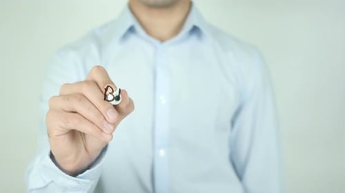 Man Writing Best Service