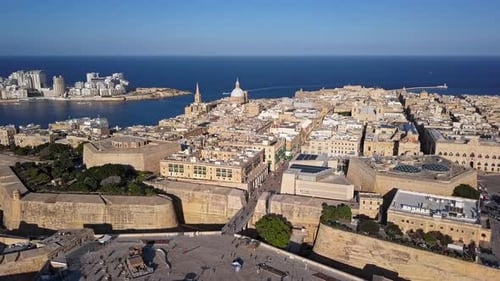 Vista aérea de La Valeta, Malta