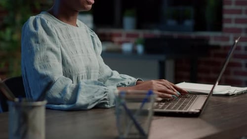 Financial Analyst Monitoring Stock Market Sales Growth