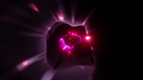 Fondo de bucle vj del túnel de diamante rojo oscuro HD