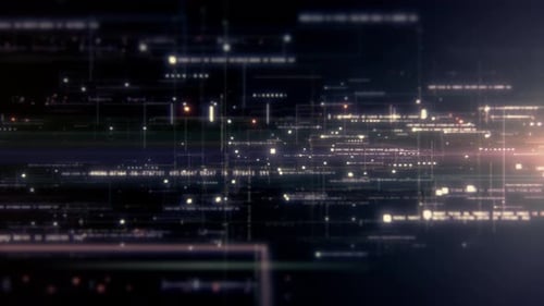 Digital Data Stream Background Loop