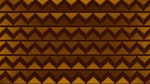 Abstract Geometric Background Animation with Repeating 3D Triangles