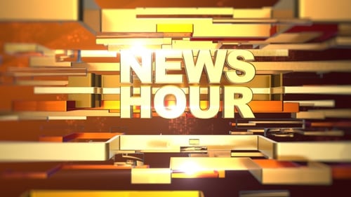 Futuristic 3D Metallic News Hour Opener Animation