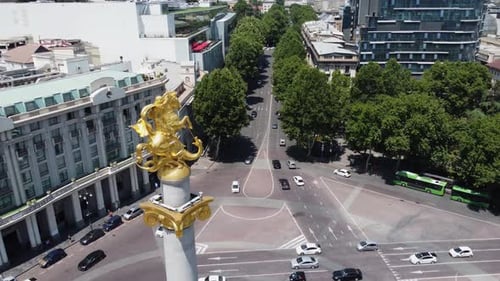 Tbilisi, Georgia Aerial