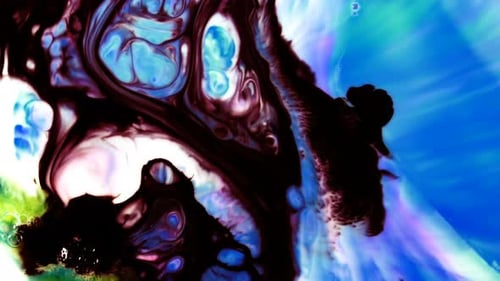 Abstract Liquid Ink and Paint Textures
