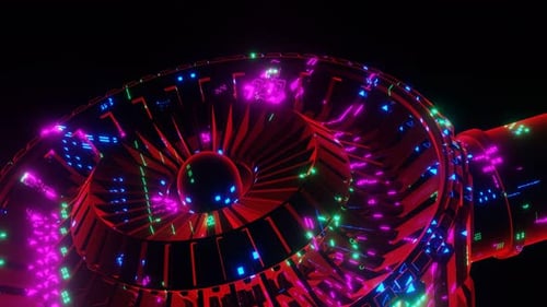 Flying UFO Generator VJ Loop