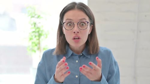 Shocked Young Woman