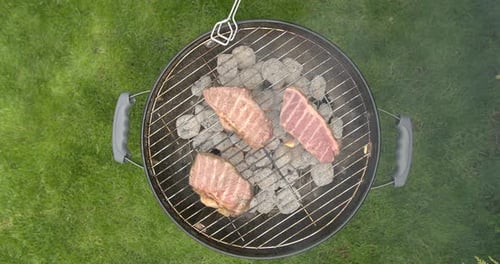 Kettle Grill Overhead