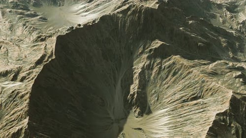 Blick auf die Landschaft des Alien Planet