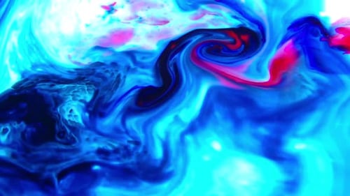 Psychedelic Spreading Paint Flow Explosion