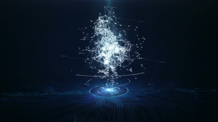 Artificial intelligence animation concept., Backgrounds Motion Graphics ...