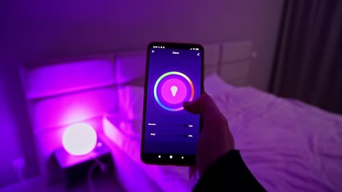 Hand Adjusting Smart Light with Phone Application