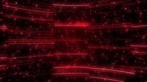 4K Red Digital Background Seamless Loop