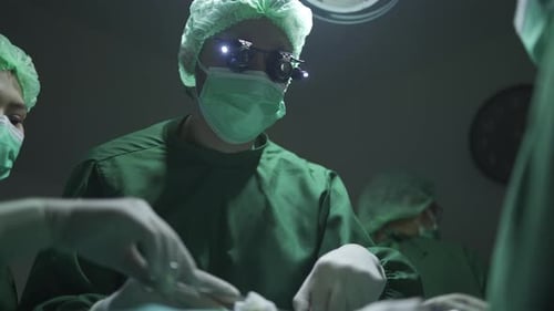 surgeon doctor team working surgical health care in hospital operation room, disease medicine health