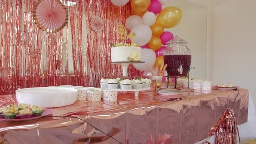 Festive Table Set Up for Birthday Party