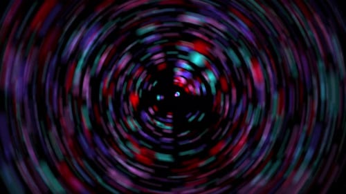 Animationsgrafik mit abstrakten unscharfen Kreisen, Partikel-Hintergrundanimation