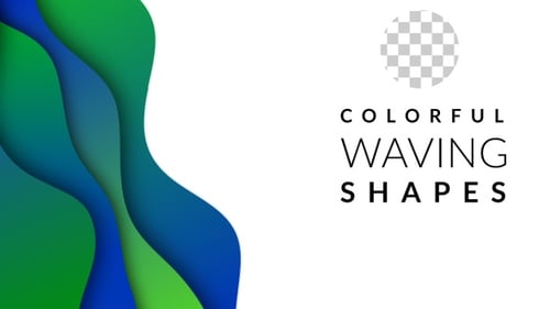 Fluid Colorful Waving Shapes