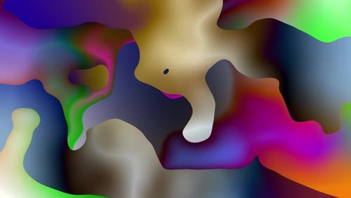 Vibrant Abstract Fluid Color Waves Background