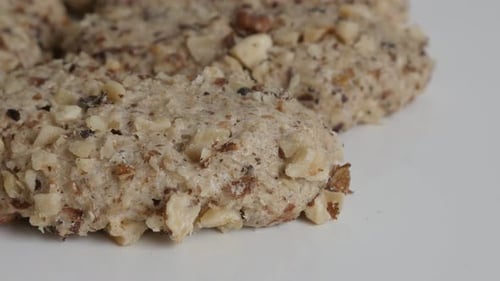 Close Up of Delicious Nut Cookies