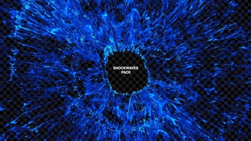 Shockwaves Pack - 3 Clips, 2k, Alpha Channel