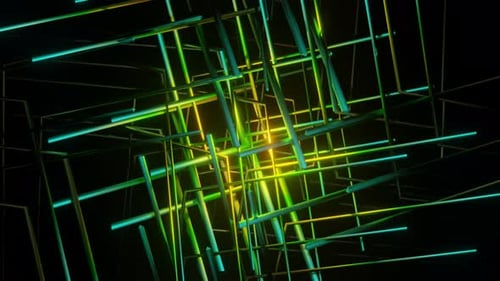 Ligne Colorful Trippy Pattern Animation Visual 3D Mandala Spirituel Tunnel avec Lumière de Géométrie Sacrée