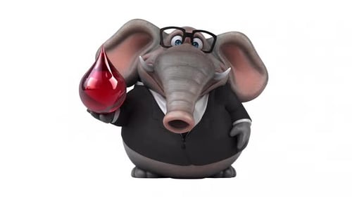 Lustiger Elefant - 3D-Animation