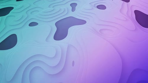 Abstract Gradient Contour Lines Animated Background