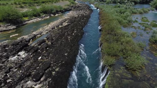 River Aerial Shot V11- 4K