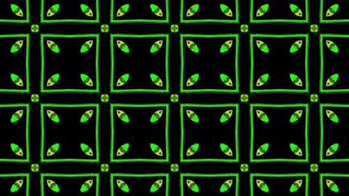 Patrones de caleidoscopio futurista VJ Loop Movimiento psicodélico Fondo abstracto