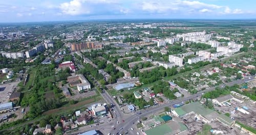 Cityscape View from Above