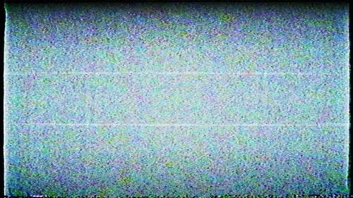 Vintage TV Static Noise Screen Overlay