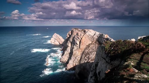 Coast at the Cabo de Penas in Asturias, Spain