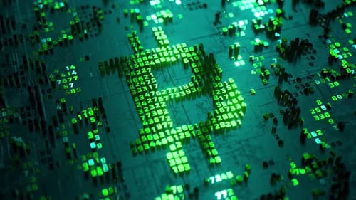 Conceito de transação de criptomoeda