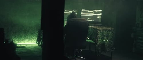 Maskierter Hacker